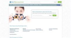 Desktop Screenshot of getoptometrist.com